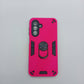 Samsung A17 Case, Shockproof Hard PC Cover with Ring Holder