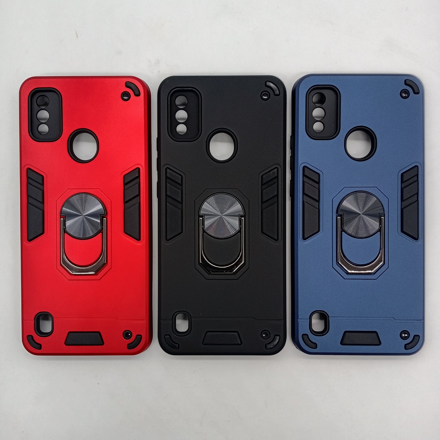 Samsung A51 Hard PC Shockproof Case with Ring Holder, Slim Cover