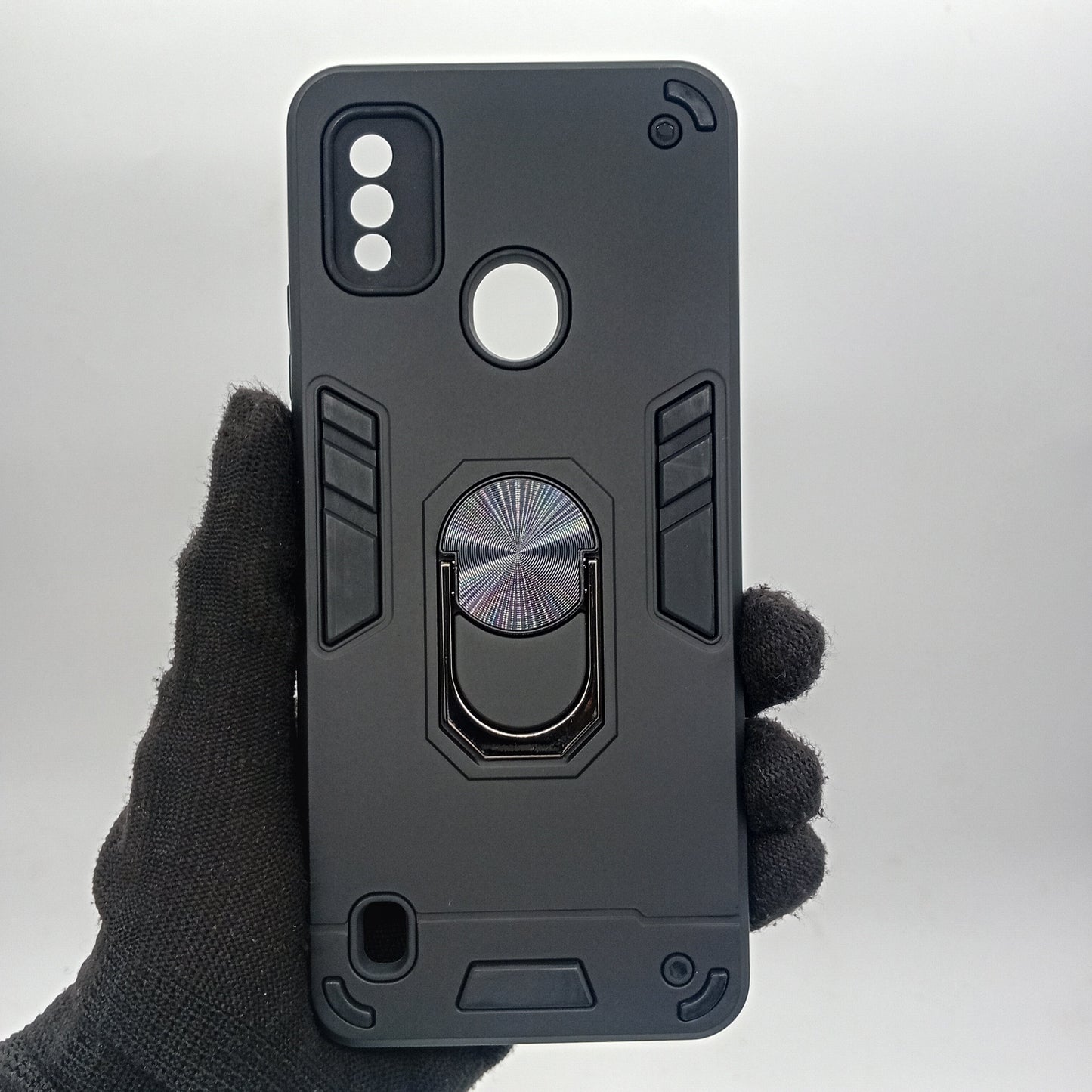 Samsung A51 Hard PC Shockproof Case with Ring Holder, Slim Cover