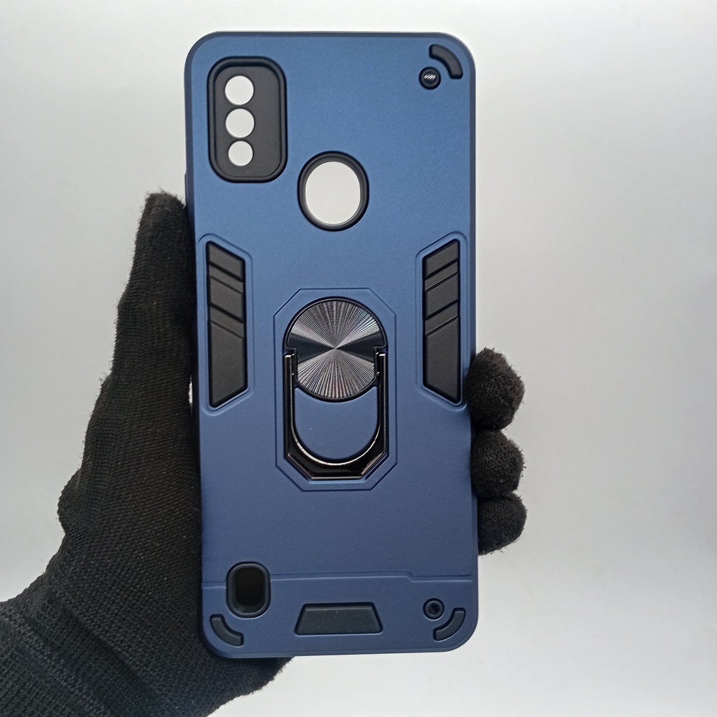 Samsung A51 Hard PC Shockproof Case with Ring Holder, Slim Cover