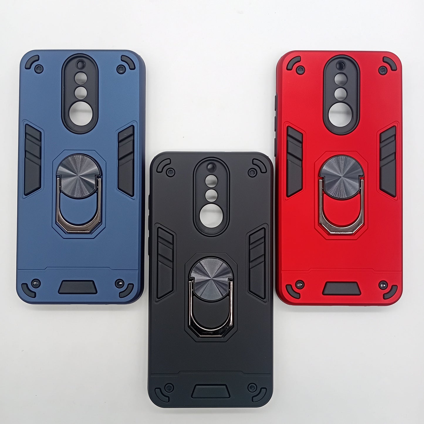 Huawei Nova 2i Shockproof Hard PC Case with Ring Holder Slim Cover