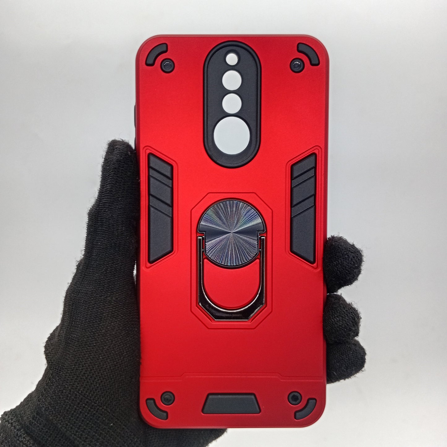 Huawei Nova 2i Shockproof Hard PC Case with Ring Holder Slim Cover