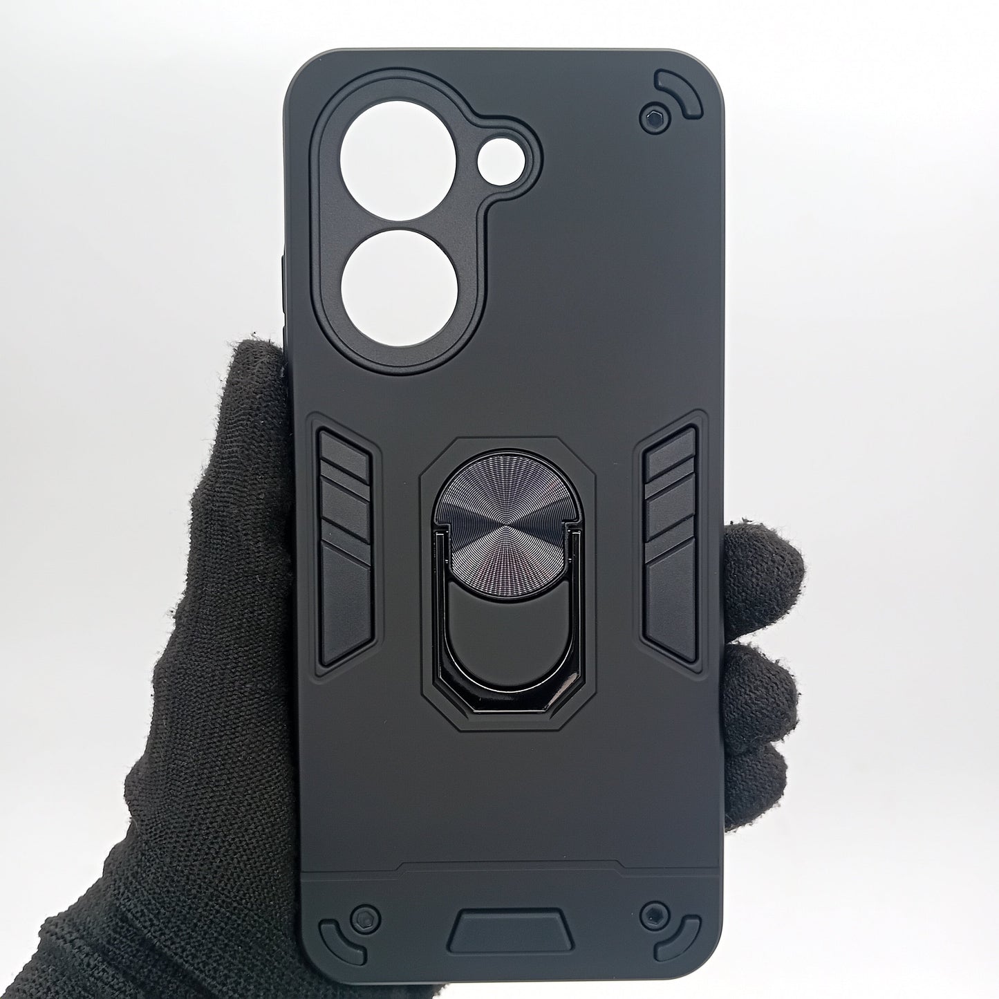Redmi A5 Hard PC Shockproof Slim Case with Ring Holder