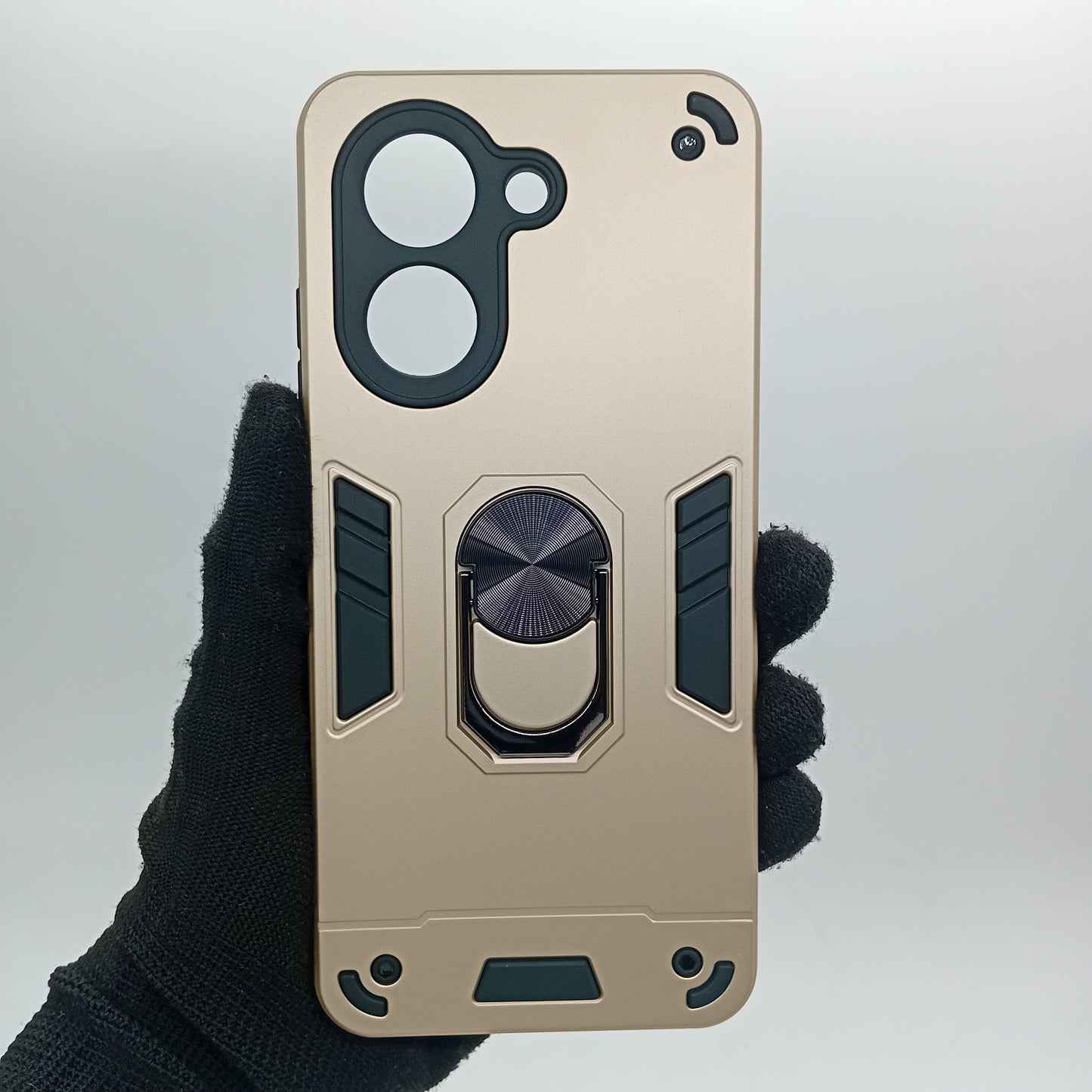 Redmi A5 Hard PC Shockproof Slim Case with Ring Holder