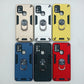 Samsung A21s Hard PC Case with Ring Holder - Shockproof Slim Cover