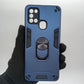 Samsung A21s Hard PC Case with Ring Holder - Shockproof Slim Cover