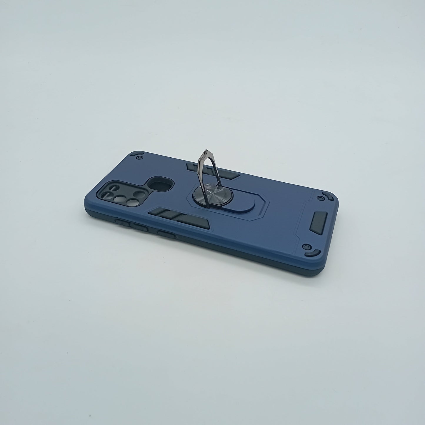 Samsung A21s Hard PC Case with Ring Holder - Shockproof Slim Cover