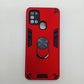 Samsung A21s Hard PC Case with Ring Holder - Shockproof Slim Cover