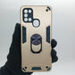 Samsung A21s Hard PC Case with Ring Holder - Shockproof Slim Cover