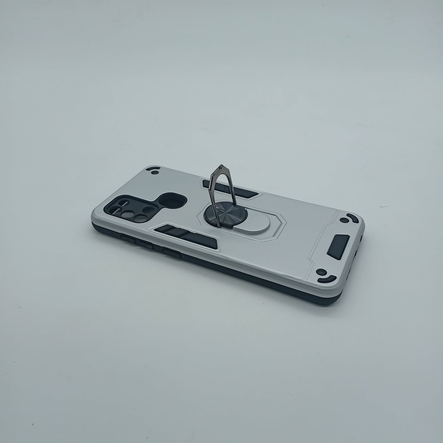 Samsung A21s Hard PC Case with Ring Holder - Shockproof Slim Cover