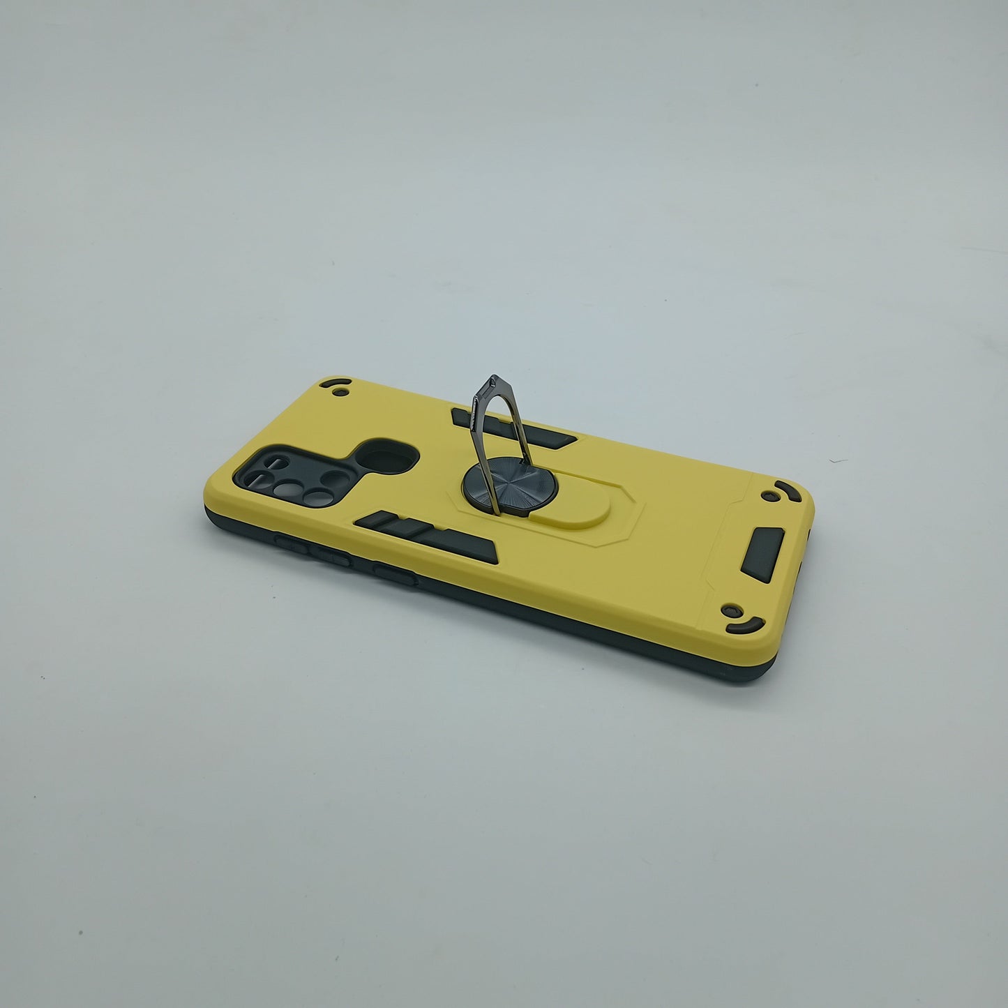 Samsung A21s Hard PC Case with Ring Holder - Shockproof Slim Cover