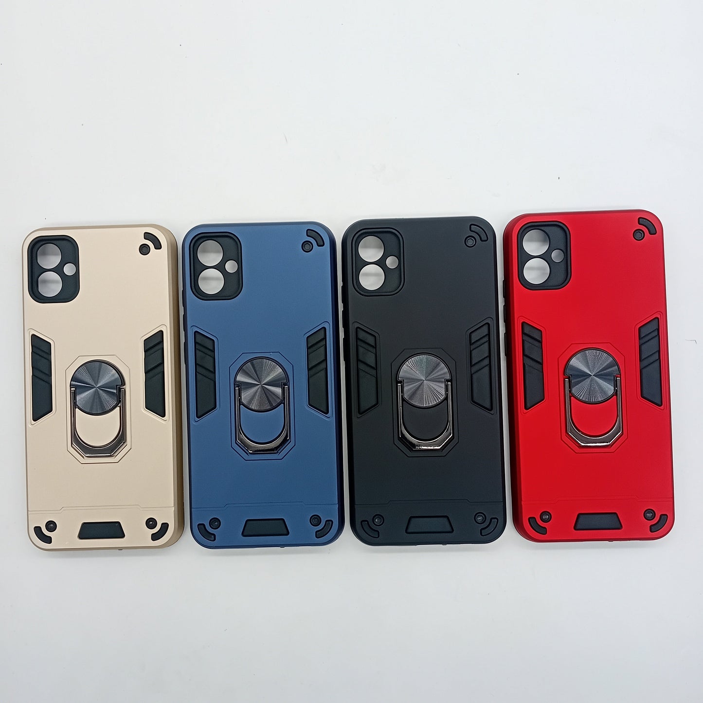 Samsung A04e Hard PC Case, Ring Holder, Shockproof Slim Cover