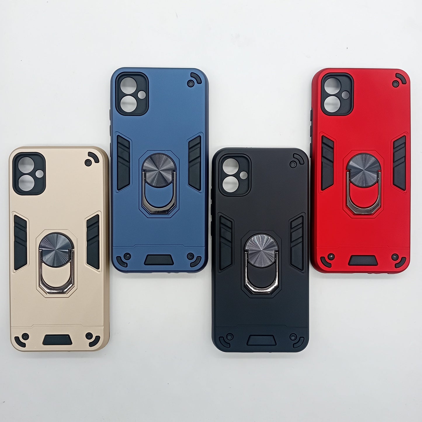 Samsung A04e Hard PC Case, Ring Holder, Shockproof Slim Cover