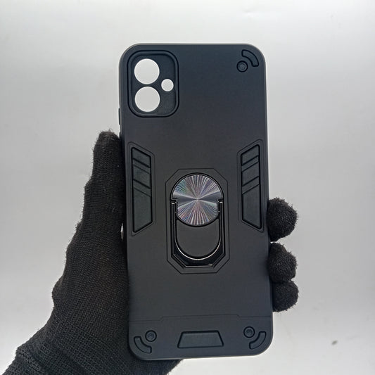 Samsung A04e Hard PC Case, Ring Holder, Shockproof Slim Cover