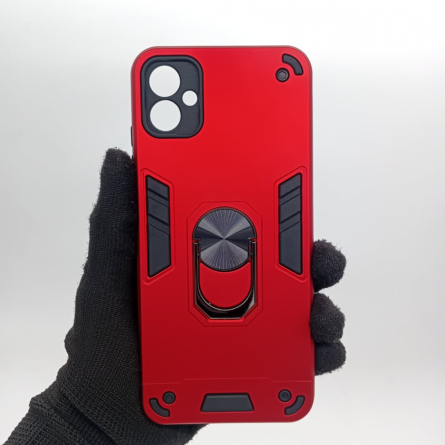 Samsung A04e Hard PC Case, Ring Holder, Shockproof Slim Cover