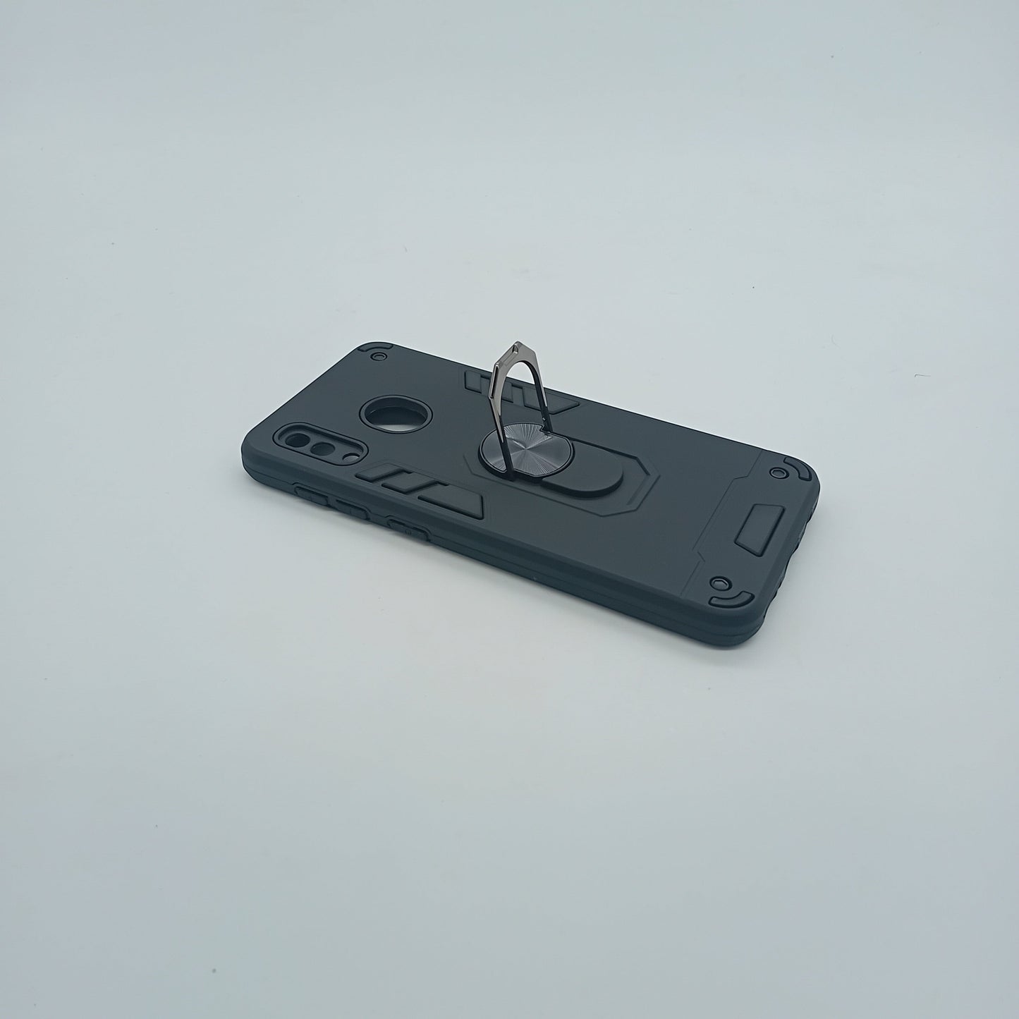 Samsung A20 Hard PC Shockproof Case with Ring Holder, Slim Cover