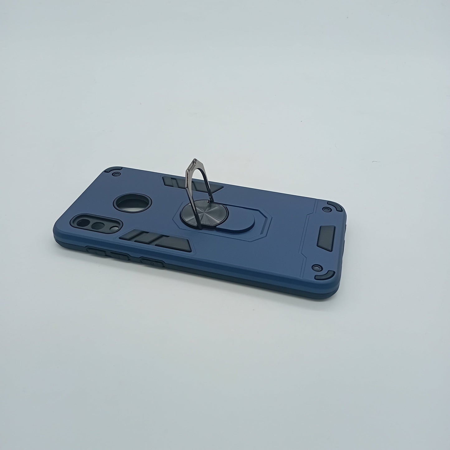 Samsung A20 Hard PC Shockproof Case with Ring Holder, Slim Cover