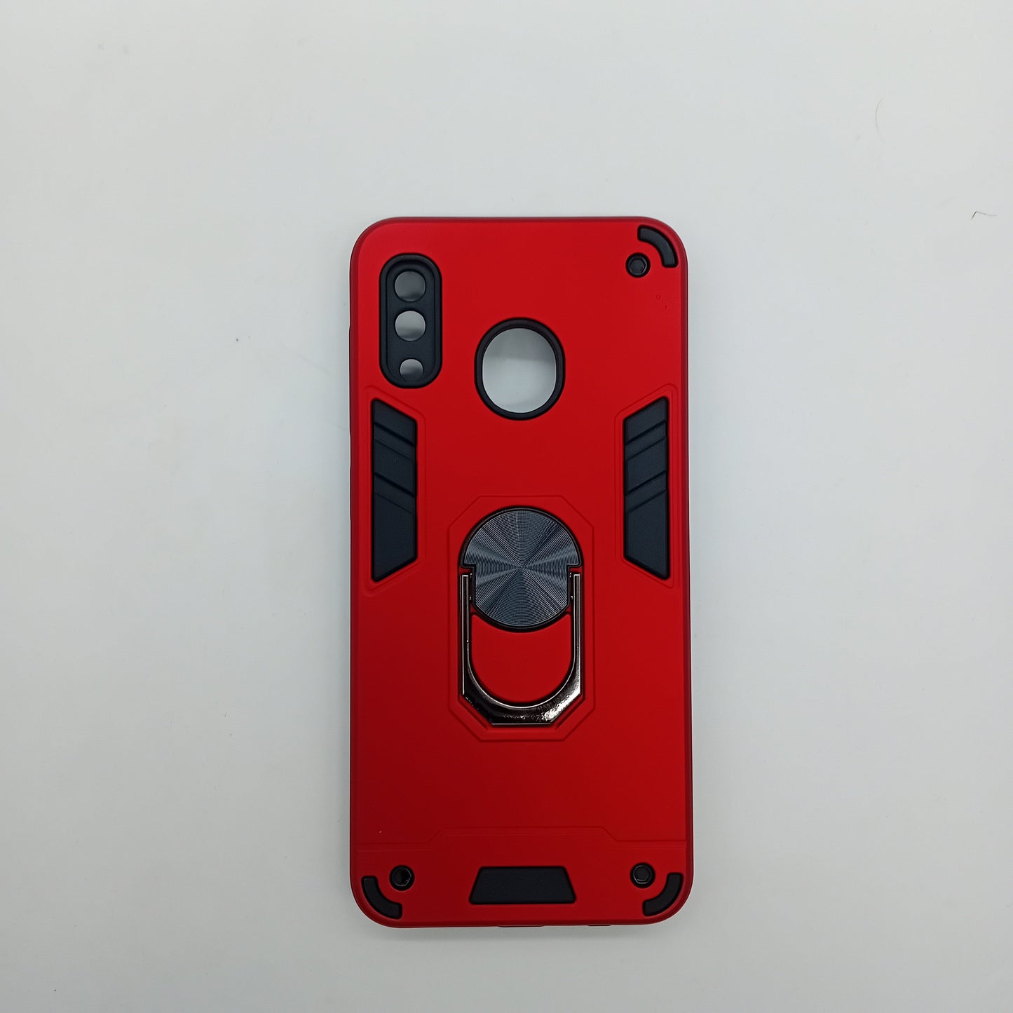 Samsung A20 Hard PC Shockproof Case with Ring Holder, Slim Cover