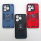 itel A50 Hard PC Case w/ Ring Holder, Shockproof Slim Back Cover