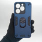 itel A50 Hard PC Case w/ Ring Holder, Shockproof Slim Back Cover