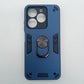 itel A50 Hard PC Case w/ Ring Holder, Shockproof Slim Back Cover
