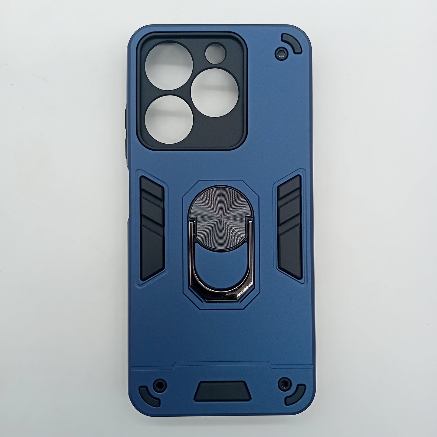 itel A50 Hard PC Case w/ Ring Holder, Shockproof Slim Back Cover