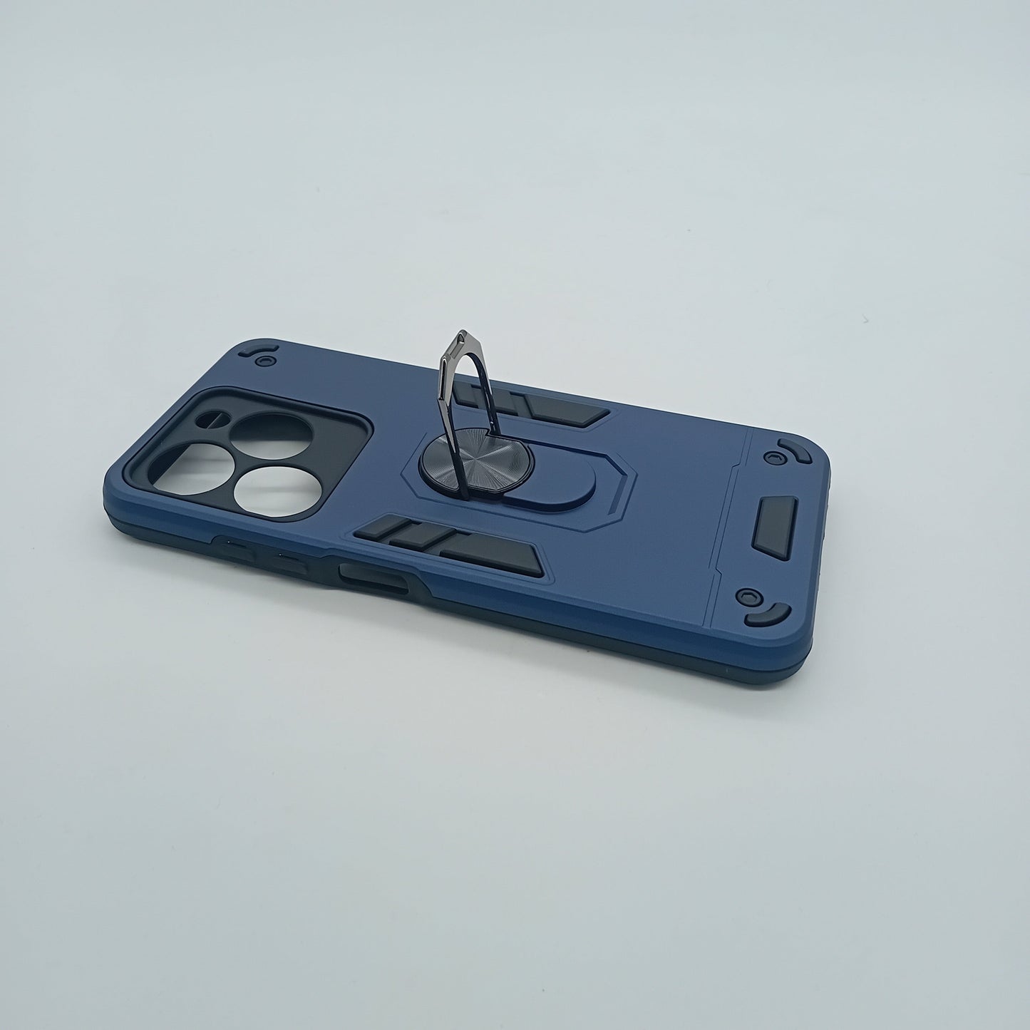 itel A50 Hard PC Case w/ Ring Holder, Shockproof Slim Back Cover