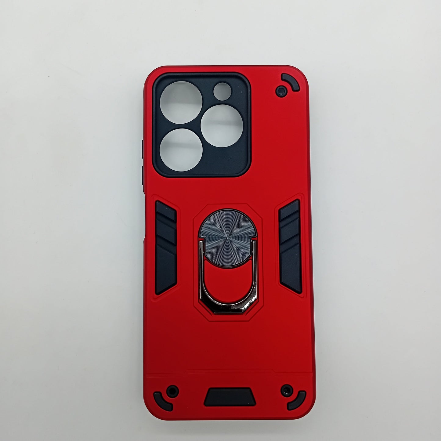 itel A50 Hard PC Case w/ Ring Holder, Shockproof Slim Back Cover
