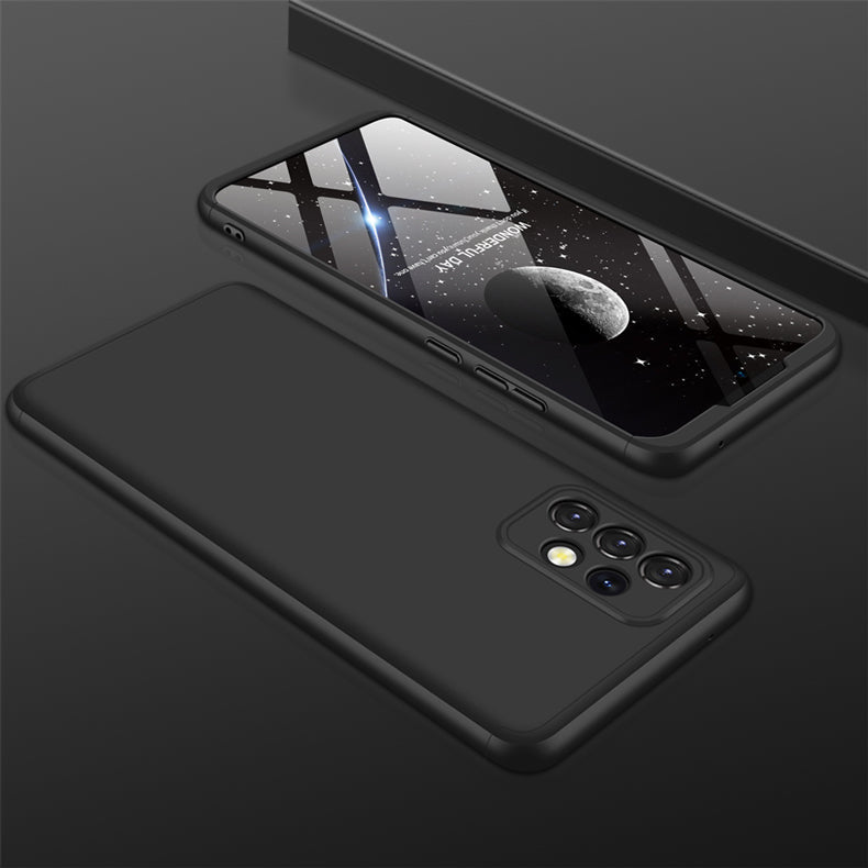 LEEKA Samsung A52 Full 3in1 Cover 360º Shockproof Armour Hard Matte PC Case