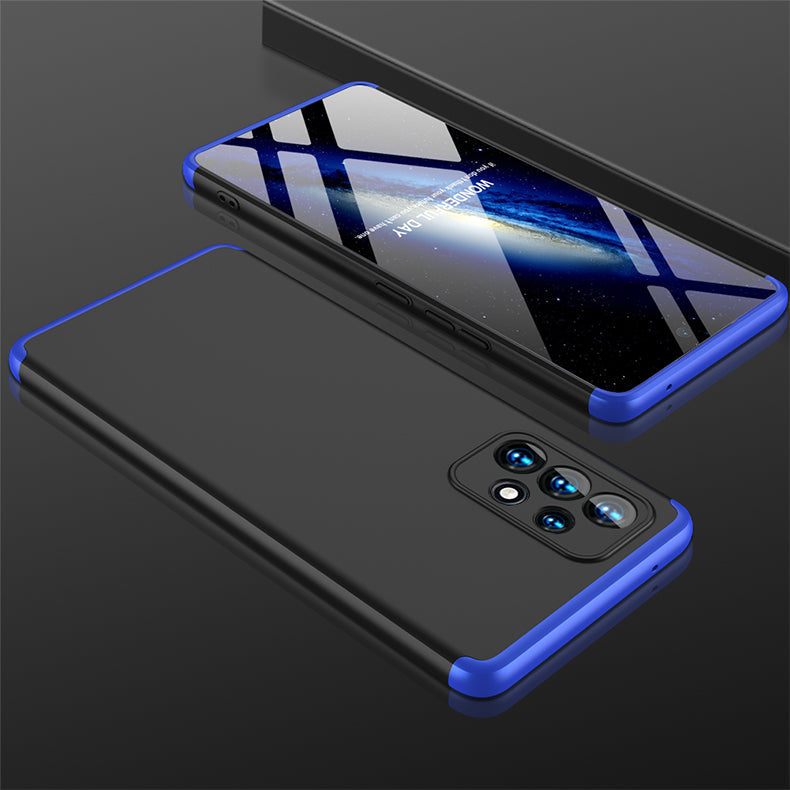 LEEKA Samsung A53 Full 3in1 Cover 360º Shockproof Armor Hard Matte PC Case