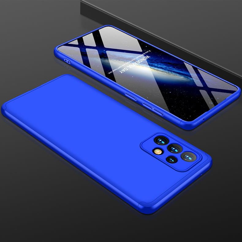 LEEKA Samsung A73 Full 3in1 Cover 360º Shockproof Armour Hard Matte PC Case
