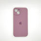 apple silicone case Velvet Hard back cover for iPhone 14