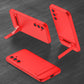 LEEKA Samsung A54 Full 3in1 Cover 360º Shockproof Armour Hard Matte PC Case with Stand
