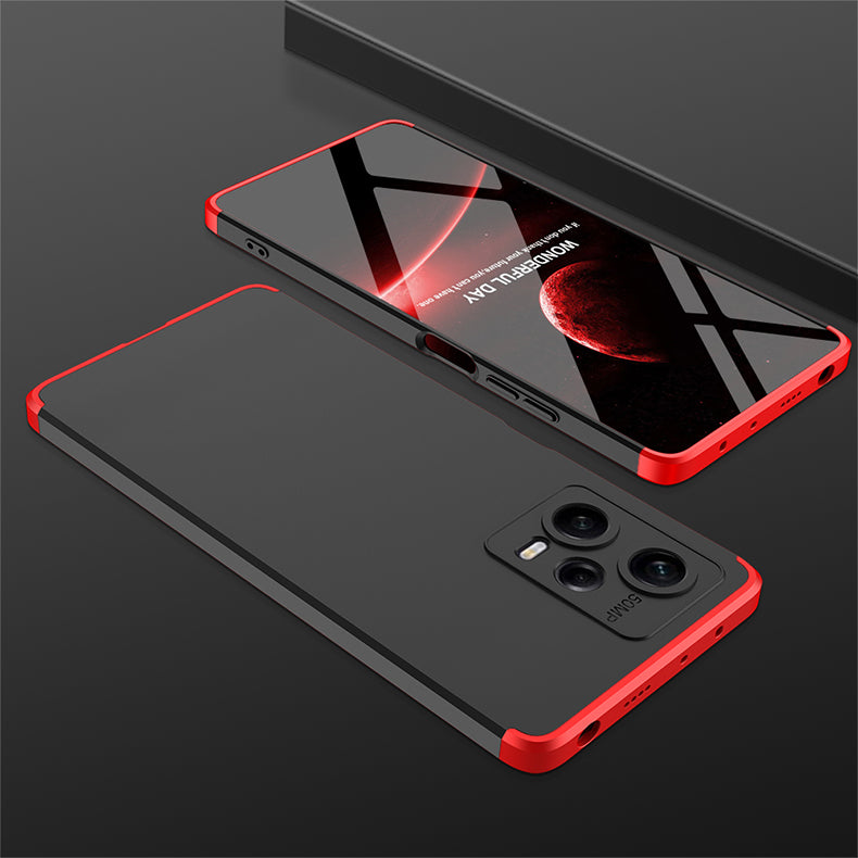 LEEKA Redmi Note 12 Pro Full 3in1 Cover 360º Shockproof Armour Hard Matte PC Case