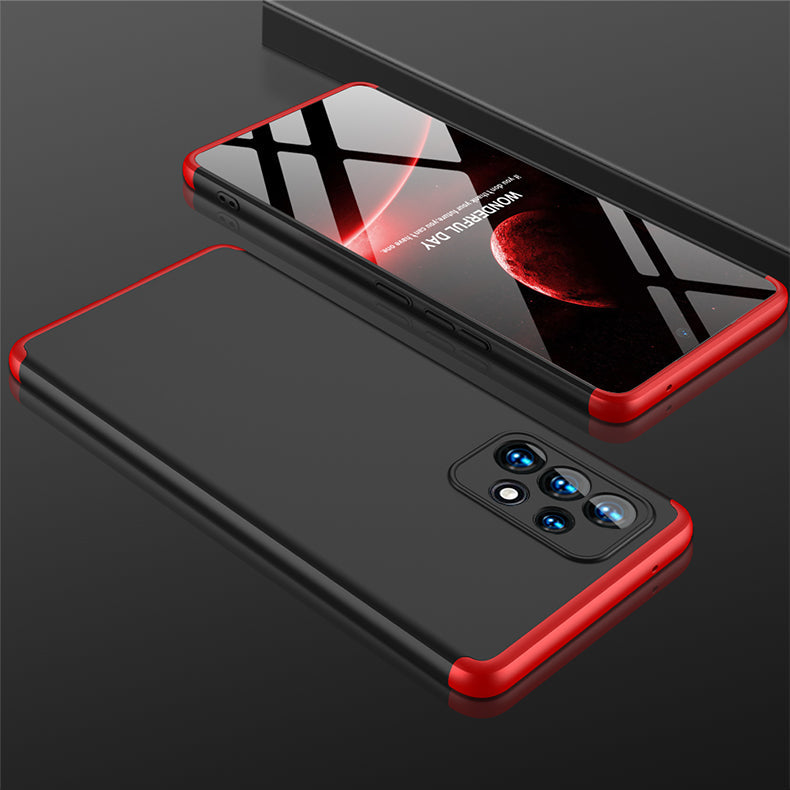 LEEKA Samsung A53 Full 3in1 Cover 360º Shockproof Armor Hard Matte PC Case