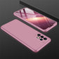 LEEKA Samsung A72 Full 3in1 Cover 360º Shockproof Armour Hard Matte PC Case