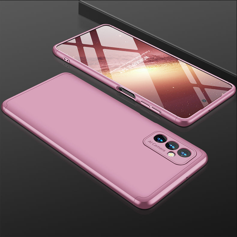 LEEKA Samsung M52 5G Full 3in1 Cover 360º Shockproof Armour Hard Matte PC Case
