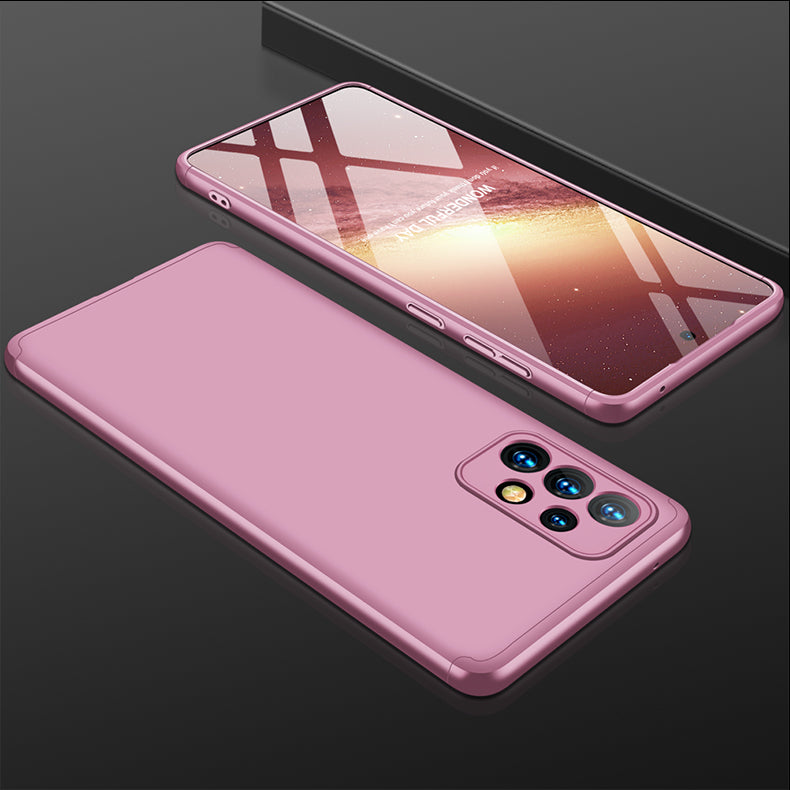 LEEKA Samsung A73 Full 3in1 Cover 360º Shockproof Armour Hard Matte PC Case