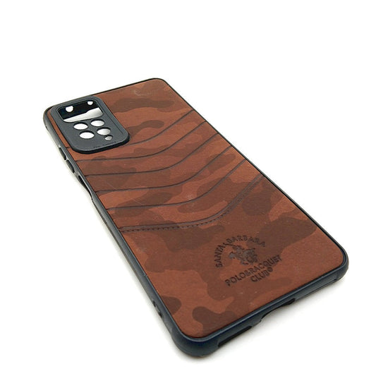 Redmi Note 12 Pro 4G POLO clothe texture case velvet Back Cover Brown