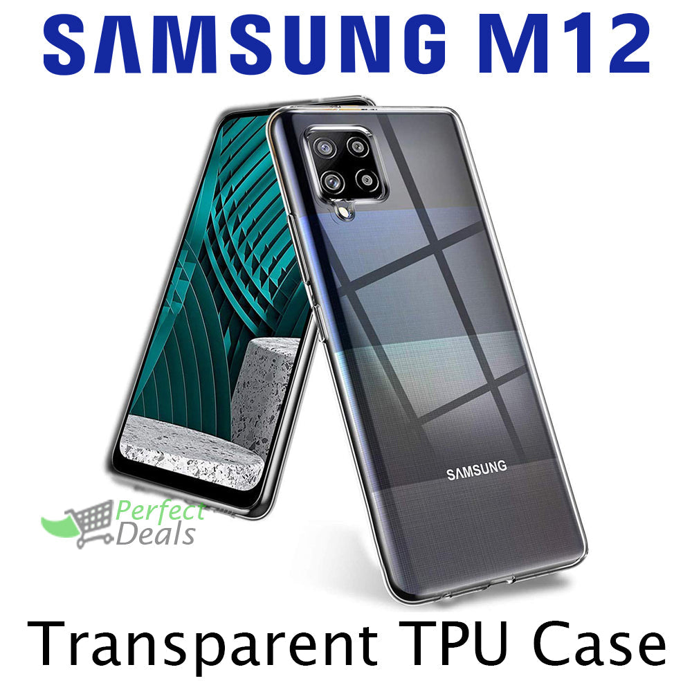 Transparent Clear Slim Case for Samsung M12