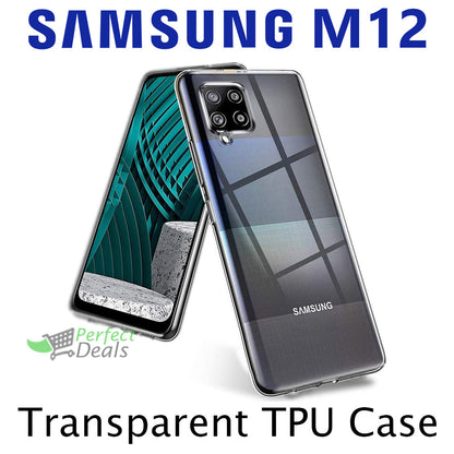 Transparent Clear Slim Case for Samsung M12