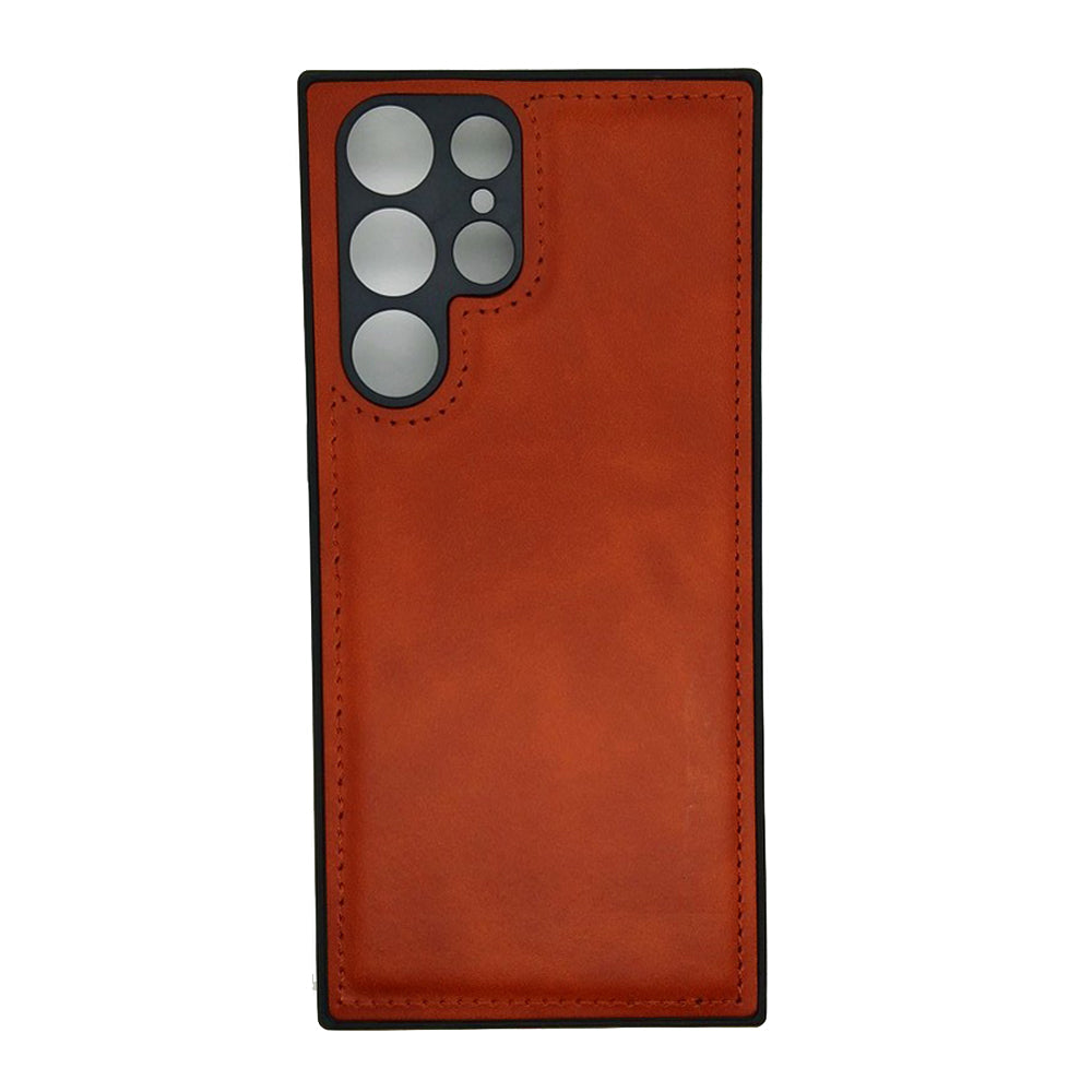 Luxury Leather Case Protection Phone Case Back Cover for Samsung S22 Ultra