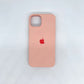 apple silicone case Velvet Hard back cover for iPhone 13