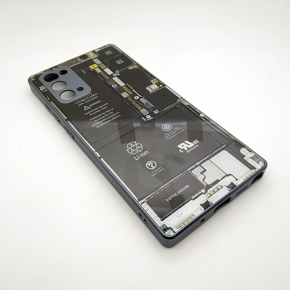 Circuit Board High Quality Hard Cover Full Camera Lens Protective Case for Samsung Note 20