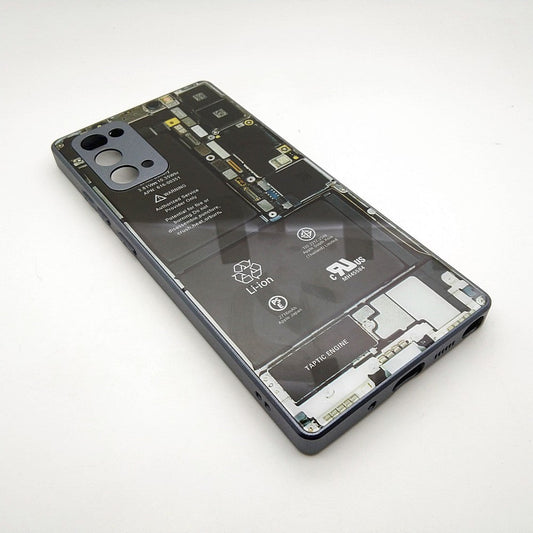Circuit Board High Quality Hard Cover Full Camera Lens Protective Case for Samsung Note 20