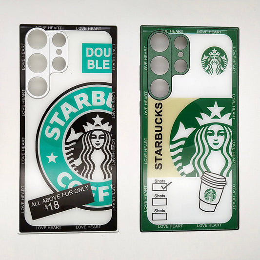 Starbucks Back Cover Hard Shel PC Case For Samsung S23 Ultra
