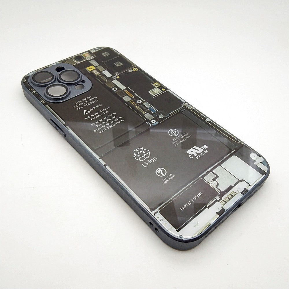 Circuit Board High Quality Hard Cover Full Camera Lens Protective Case for iPhone 12 Pro Max