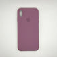 apple silicone case Velvet Hard back cover for iPhone Xs Max