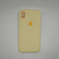 apple silicone case Velvet Hard back cover for iPhone XR