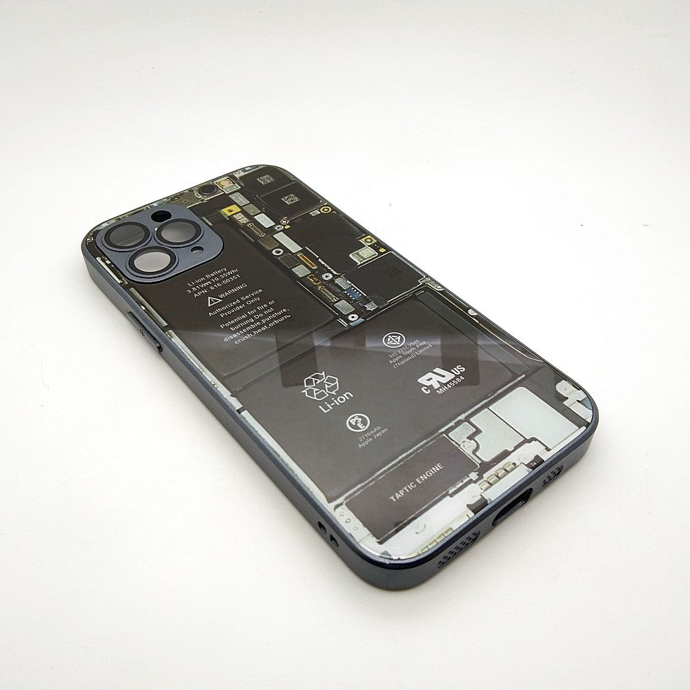 Circuit Board High Quality Hard Cover Full Camera Lens Protective Case for iPhone 11 Pro